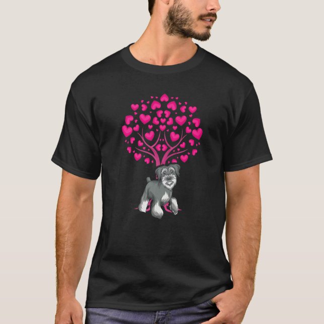 Camiseta Animal Lover Dog Lover Heart Pet Owner Heart Tree  (Frente)
