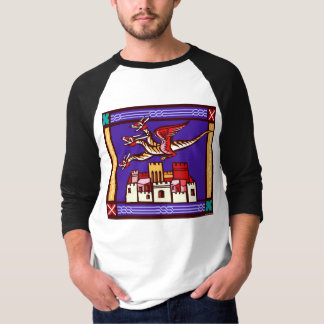 Camiseta Animal medieval Três-Dirigido