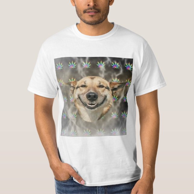 Camiseta Animal Meme do conselho do cão do Stoner (Frente)