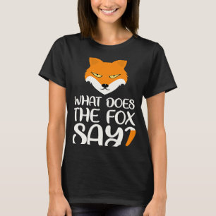 Camiseta Animal O que diz a raposa "Foxes Meme"