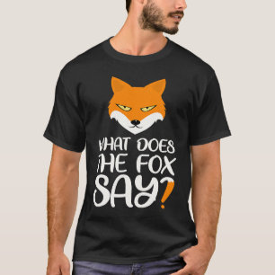 Camiseta Animal O que diz a raposa "Foxes Meme"