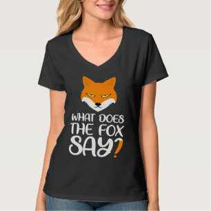 Camiseta Animal O que diz a raposa "Foxes Meme"