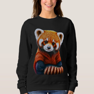 Camiseta Animal, Panda Vermelha
