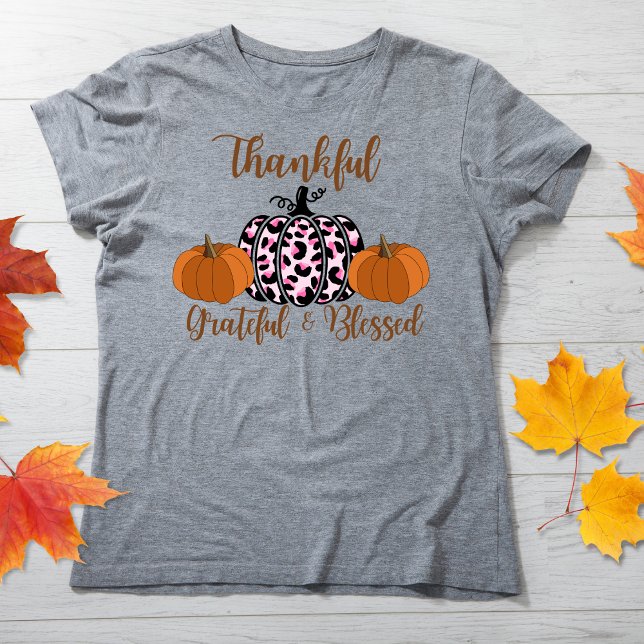 Camiseta Animal print pumpkins thanksgiving day t-shirt  (Criador carregado)