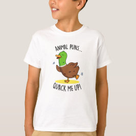 Camiseta Animal Puns Me Enche Engraçado Pun