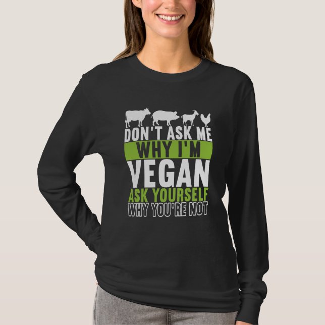 Camiseta Animal Rights Vegan Vegetarian  6 (Frente)