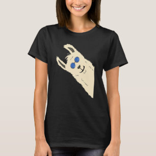 Camiseta Animal Selfie Llama Com Óculos De Sol Alpaca