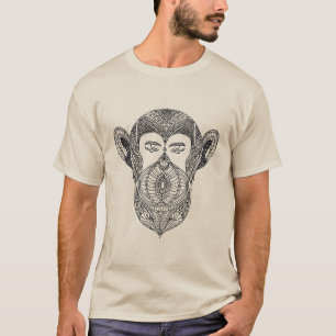 Camiseta Animal selvagem do Doodle da floresta