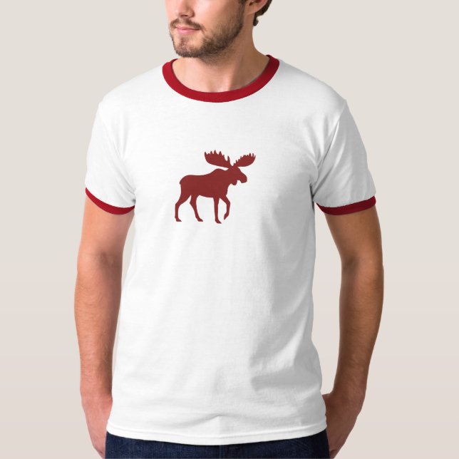 Camiseta Animal selvagem dos animais selvagens vermelhos da (Frente)