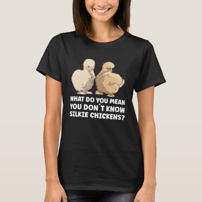 Camiseta Animal Silkie Chicken Mom Chinese Silk Chicken (Frente)