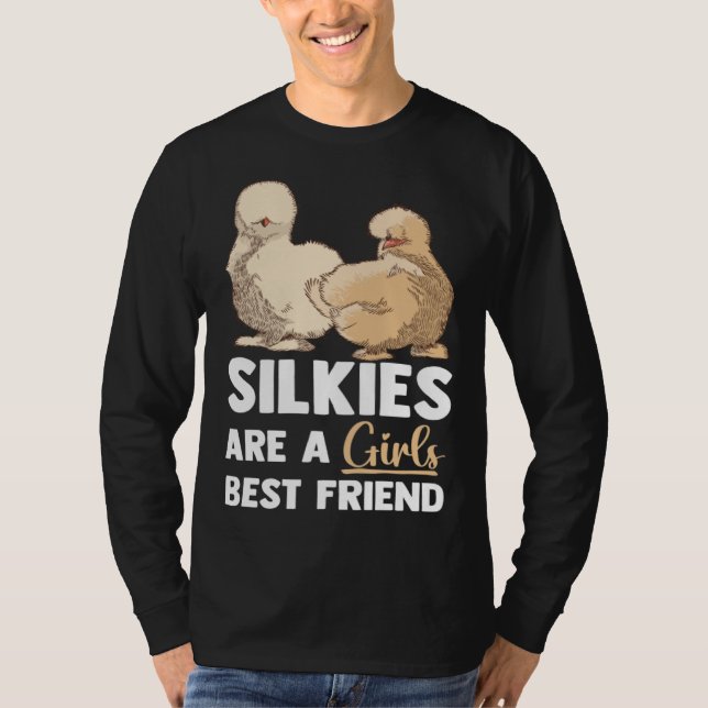 Camiseta Animal Silkie Chicken Mom Silky Chicken Farmer (Frente)