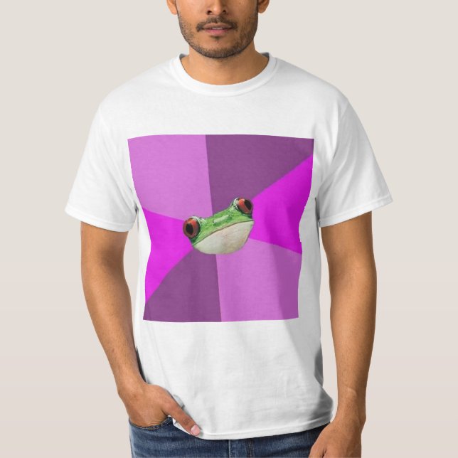 Camiseta Animal sujo Meme do conselho do sapo de (Frente)