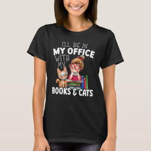 Camiseta Animal Vermes Livros E Gatos