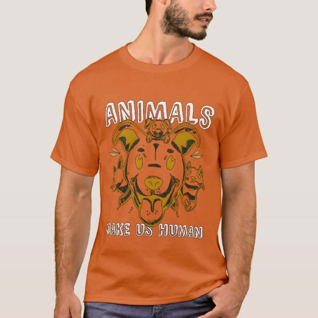Camiseta Animal Ware Animals Makes Foster Animal Worker fri (Frente)