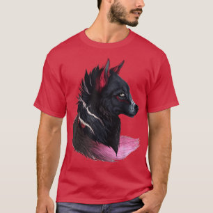 Camiseta animal wolf face wolves tee howling magical wolves