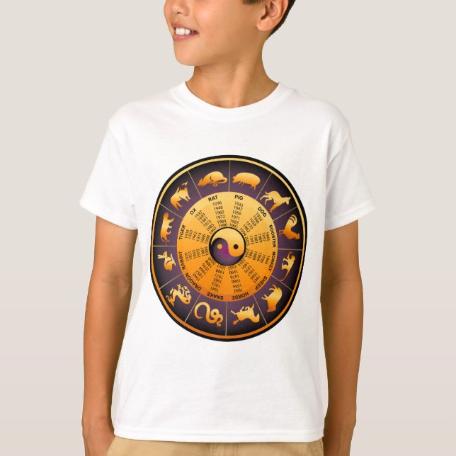 Camiseta Animal Yin Yang (Frente)