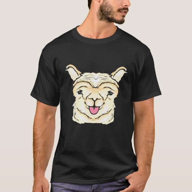 Camiseta Animalcom Lhama Camelo (Frente)