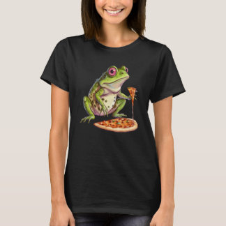 Camiseta animals and fast food pizza Frog