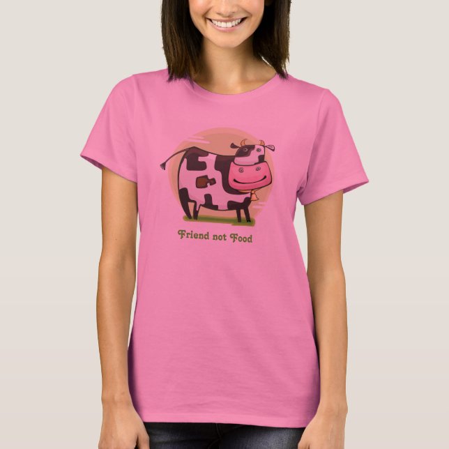 Camiseta Animals are Friends not Food Tee Shirt (Frente)