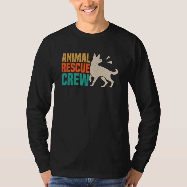 Camiseta Animals Over People Animal Activist Rescue Conserv (Frente)