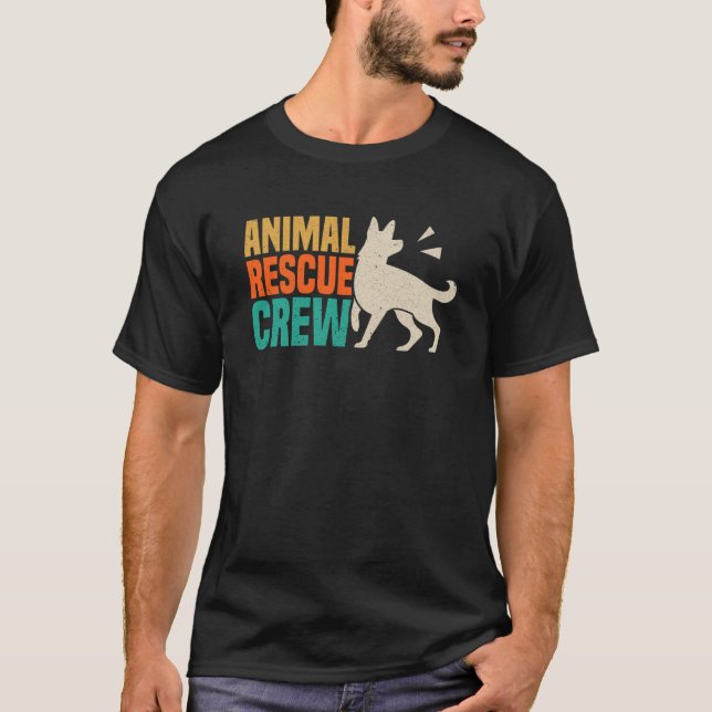 Camiseta Animals Over People Animal Activist Rescue Conserv (Frente)