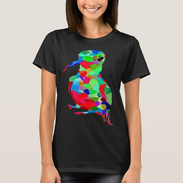 Camiseta AnimalsAtPlay Bright Colorful Hummingbird (Frente)