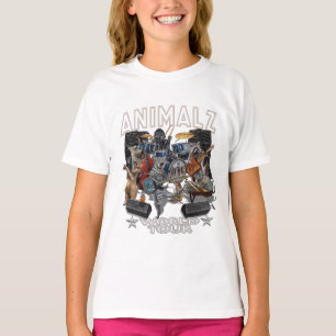 Camiseta Animalz Banda World Tour