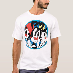 Camiseta Animaniacs Gráfico do círculo dos irmãos Warner