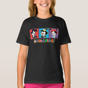 Camiseta Animaniacs   Gráfico do painel Yakko, Dot e Wakko