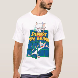Camiseta Animaniacs Pinky e o Gráfico da Gaiola do Cére