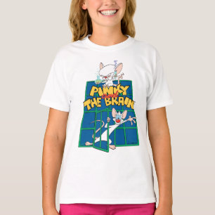 Camiseta Animaniacs Pinky e o Gráfico da Gaiola do Cére