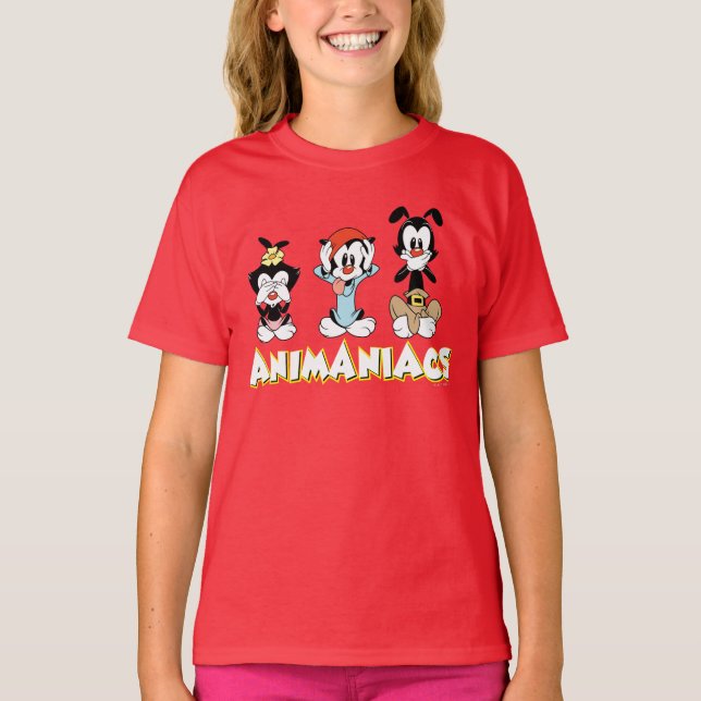 Camiseta Animaniacs | Warner Siblings "No Evil" Graphic (Frente)