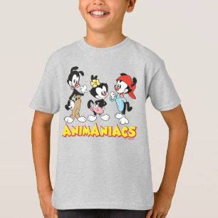 Camiseta Animaniacs Yakko, Dot e Wakko Permanente