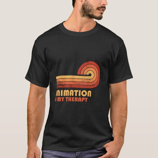 Camiseta Animation Is My Therapy (Frente)