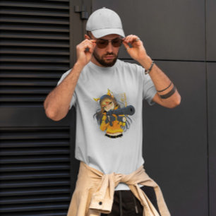 Camiseta Anime Army Fox Girl