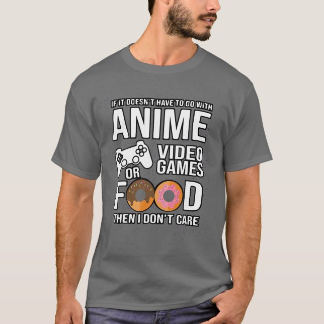 Camiseta Anime Art For Men Teen Girls Anime Merch Ani (Frente)