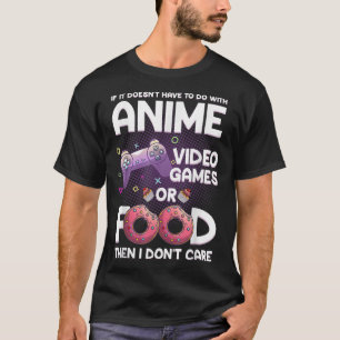 Camiseta Anime Art For Women Teen Girls Anime Merch Ani