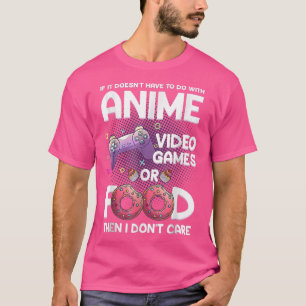 Camiseta Anime Art For Women Teen Girls Anime Merch Ani