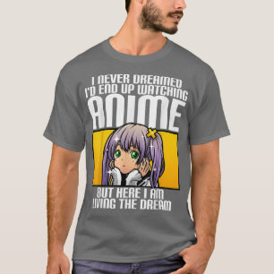 Camiseta Anime Art For Women Teen Girls Anime Merch Ani