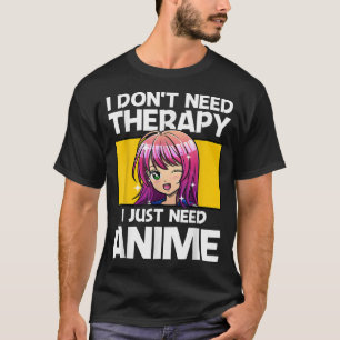 Camiseta Anime Art For Women Teen Girls Anime Merch Ani