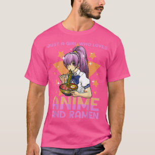 Camiseta Anime Art For Women Teen Girls Anime Merch Ramen A