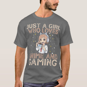 Camiseta Anime Art Para Crianças Mulheres Adolescentes Anim