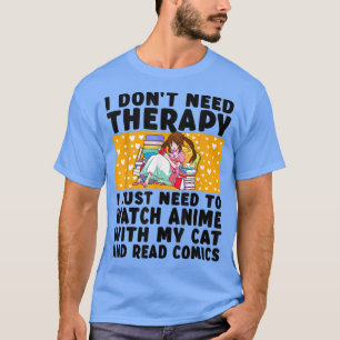 Camiseta Anime Art para Meninas Adolescentes Mulheres Merch