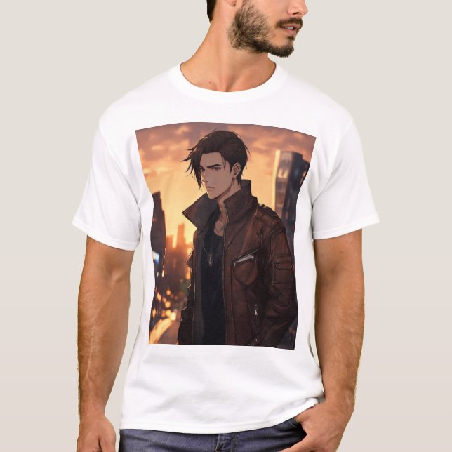 Camiseta "Anime Attitude Vibes T-Shirt (Frente)