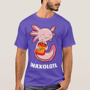 Camiseta Anime Axolotl Waifu Que Ama Anime Ramen E Sketc