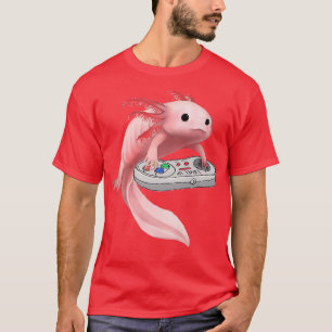 Camiseta Anime Axolotl Waifu Que Ama Anime Ramen E Sketc