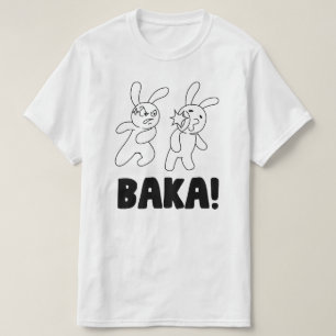 Camiseta Anime Baka Rabbit Slap Japonês
