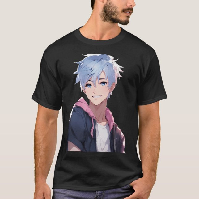 Camiseta Anime - Bonita Cartoon Japonês Kawaii Otaku (Frente)