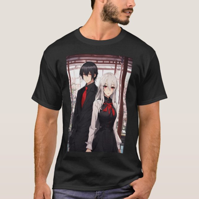 Camiseta Anime - Bonita Cartoon Japonês Kawaii Otaku (Frente)