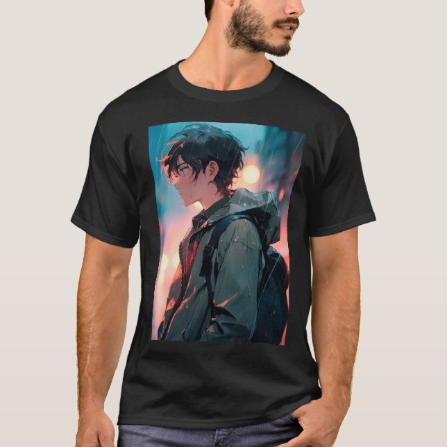Camiseta Anime - Bonita Cartoon Japonês Kawaii Otaku (Frente)